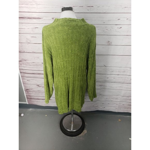 Passi Classics Medium Lime Green Acrylic Sweater - Picture 11 of 11